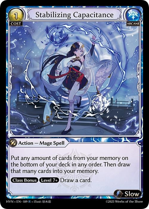 Image for Stabilizing Capacitance (189) (Abyssal Heaven) - Grand Archive TCG