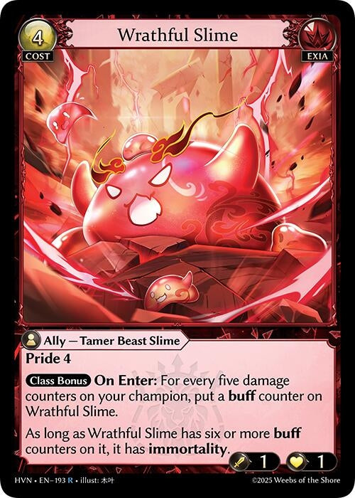 Image for WrathfulSlime (193) (Abyssal Heaven) - Grand Archive TCG