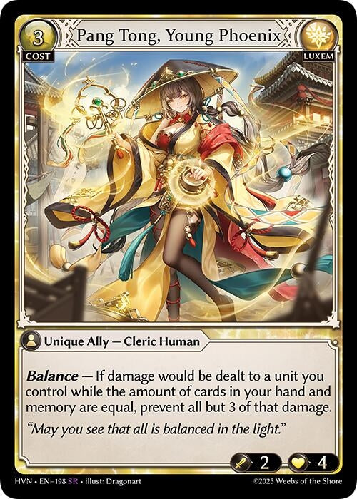 Image for Pang Tong, Young Phoenix (198) (Abyssal Heaven) - Grand Archive TCG