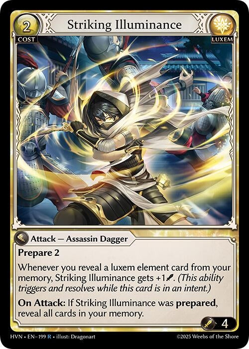 Image for Striking Illuminance (199) (Abyssal Heaven) - Grand Archive TCG
