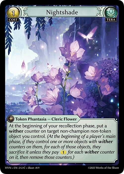 Image for Nightshade (212) (Abyssal Heaven) - Grand Archive TCG