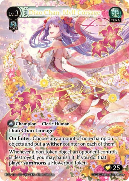 Image for Diao Chan, Idyll Corsage (CSR) (006) (Abyssal Heaven) - Grand Archive TCG