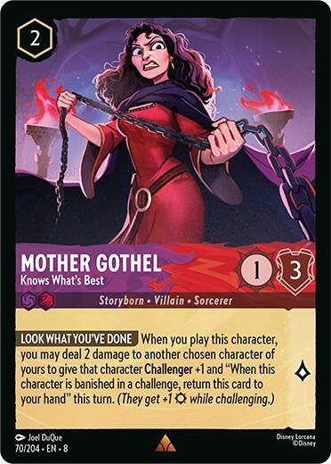Image for Mother Gothel - Knows What's Best (70/204) (Reign of Jafar) - Disney Lorcana