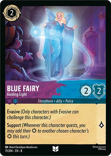 Image for Blue Fairy - Guiding Light (71/204) (Reign of Jafar) - Disney Lorcana