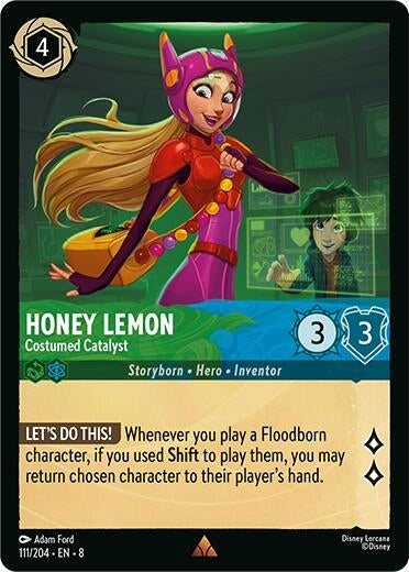Image for Honey Lemon - Costumed Catalyst (111/204) (Reign of Jafar) - Disney Lorcana