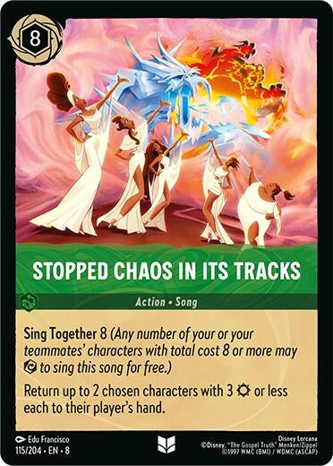 Image for Stopped Chaos in Its tracks (115/204) (Reign of Jafar) - Disney Lorcana