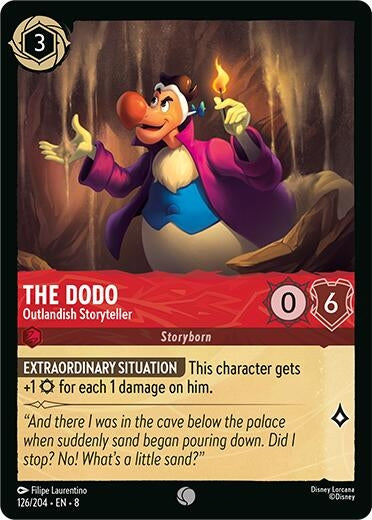 Image for The Dodo - Outlandish Storyteller (126/204) (Reign of Jafar) - Disney Lorcana