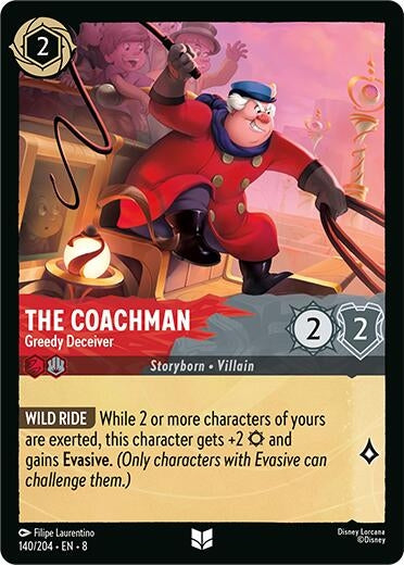 Image for The Coachman - Greedy Deceiver (140/204) (Reign of Jafar) - Disney Lorcana