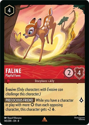 Image for Faline - Playful Fawn (145/204) (Reign of Jafar) - Disney Lorcana