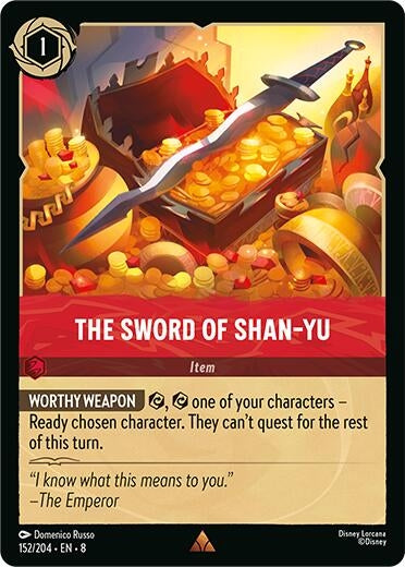 Image for The Sword of Shan Yu (152/204) (Reign of Jafar) - Disney Lorcana