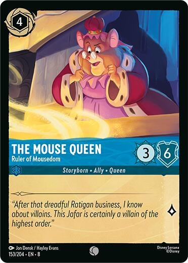 Image for The Mouse Queen - Ruler of Mousedom (153/204) (Reign of Jafar) - Disney Lorcana