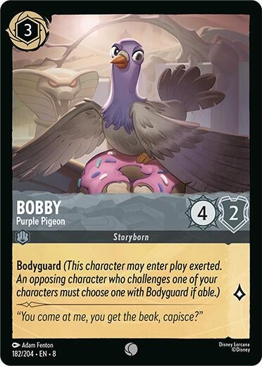 Image for Bobby - Purple Pigeon (182/204) (Reign of Jafar) - Disney Lorcana