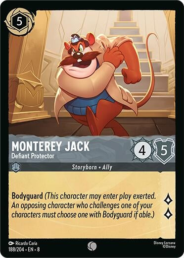Image for Monterey Jack - Defiant Protector (188/204) (Reign of Jafar) - Disney Lorcana