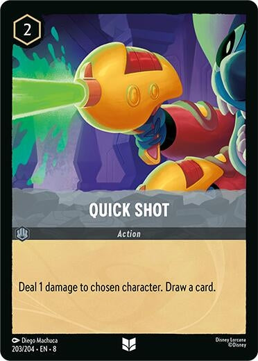 Image for Quick Shot (203/204) (Reign of Jafar) - Disney Lorcana