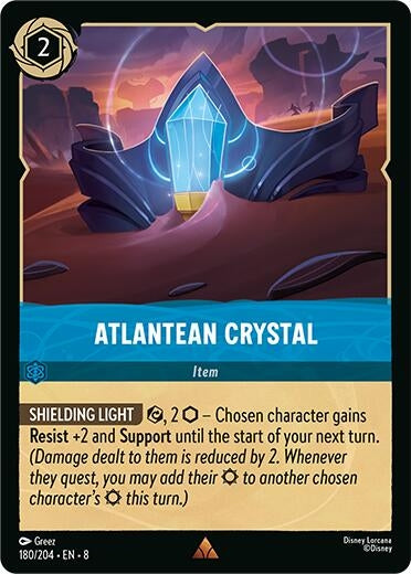 Image for Atlantean Crystal (180/204) (Reign of Jafar) - Disney Lorcana