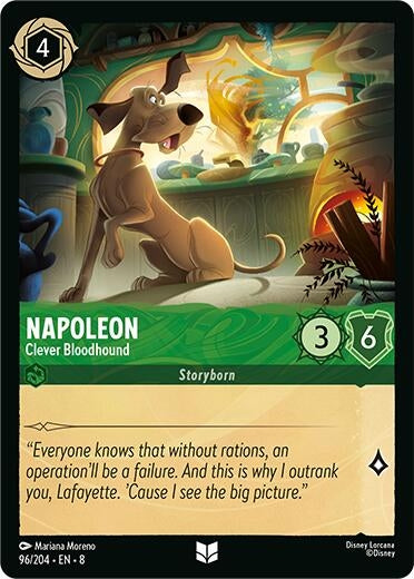 Image for Napoleon - Clever Bloodhound (96/204) (Reign of Jafar) - Disney Lorcana