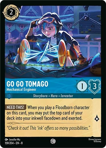 Image for Go Go Tomago - Mechanical Engineer (159/204) (Reign of Jafar) - Disney Lorcana