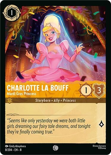 Image for Charlotte La Bouff - Mardi Gras Princess (8/204) (Reign of Jafar) - Disney Lorcana