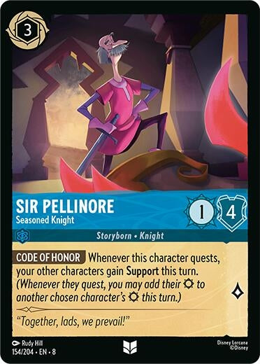 Image for Sir Pellinore - Seasoned Knight (154/204) (Reign of Jafar) - Disney Lorcana
