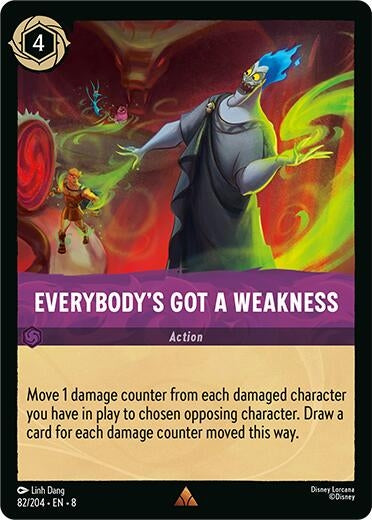 Image for Everybody's Got A Weakness (82/204) (Reign of Jafar) - Disney Lorcana