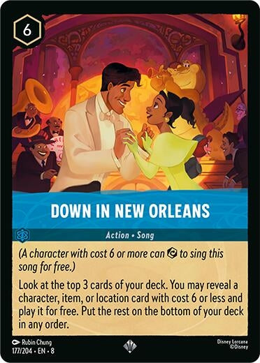 Image for Down in New Orleans (177/204) (Reign of Jafar) - Disney Lorcana