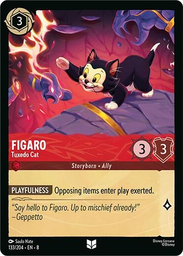 Image for Figaro - Tuxedo Cat (133/204) (Reign of Jafar) - Disney Lorcana