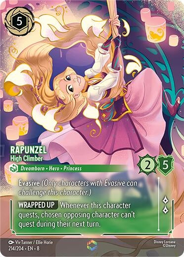 Image for Rapunzel - High Climber (Enchanted) (214/204) (Reign of Jafar) - Disney Lorcana