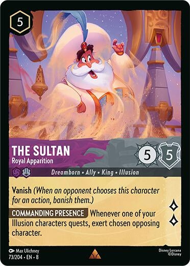 Image for The Sultan - Royal Apparition (73/204) (Reign of Jafar) - Disney Lorcana