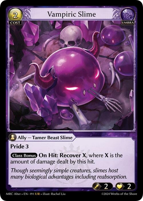 Image for Vampiric Slime (191) (Mercurial Heart Alter Edition) - Grand Archive TCG
