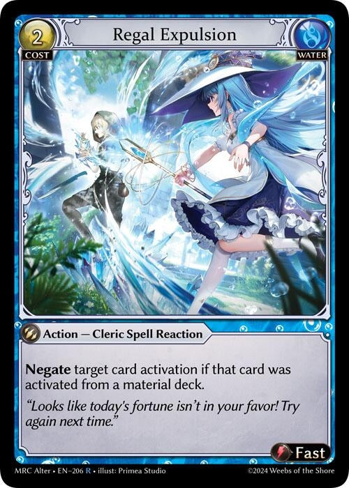 Image for Regal Expulsion (206) (Mercurial Heart Alter Edition) - Grand Archive TCG