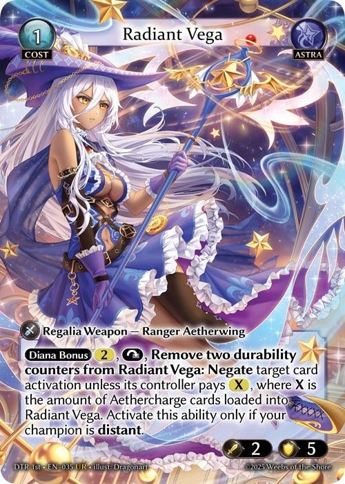 Image for Radiant Vega (035) (Distorted Reflections) - Grand Archive TCG