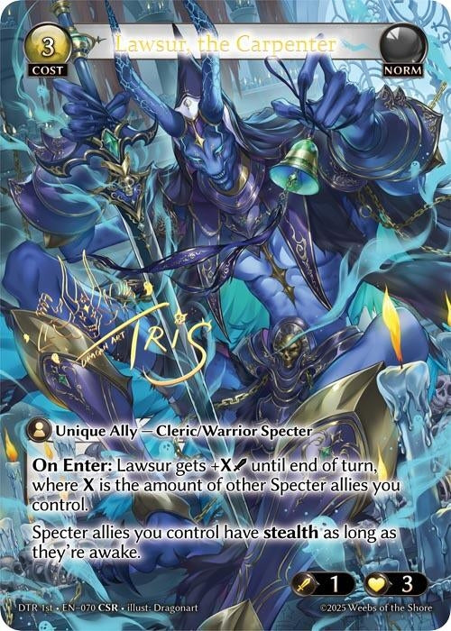 Image for Lawsur, the Carpenter (CSR) (070) (Distorted Reflections) - Grand Archive TCG