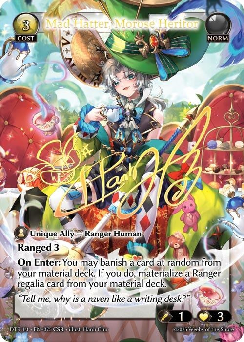 Image for Mad Hatter, Morose Heritor (CSR) (075) (Distorted Reflections) - Grand Archive TCG