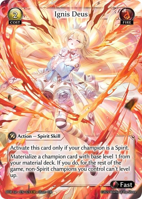 Image for Ignis Deus (123) (Distorted Reflections) - Grand Archive TCG