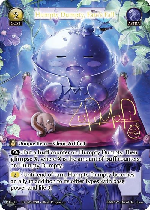 Image for Humpty Dumpty, Fate's Fall (CSR) (203) (Distorted Reflections) - Grand Archive TCG