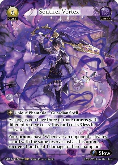 Image for Soutirer Vortex (220) (Distorted Reflections) - Grand Archive TCG