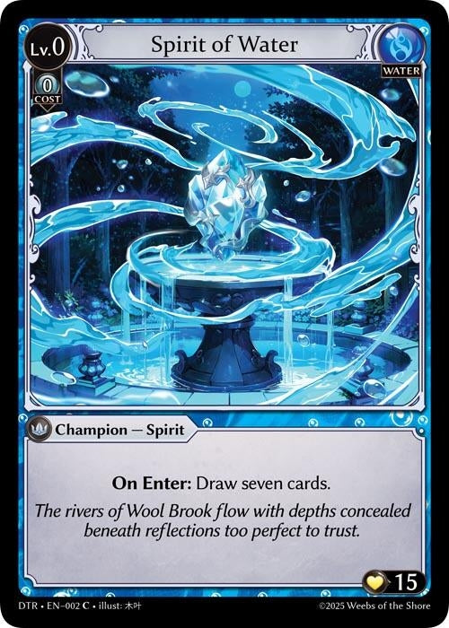 Image for Spirit of Water (002) (Distorted Reflections) - Grand Archive TCG