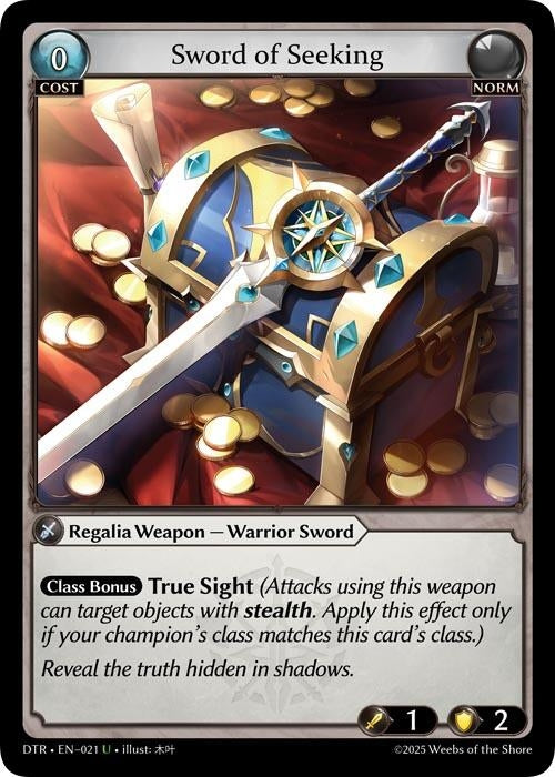 Image for Sword of Seeking (021) (Distorted Reflections) - Grand Archive TCG