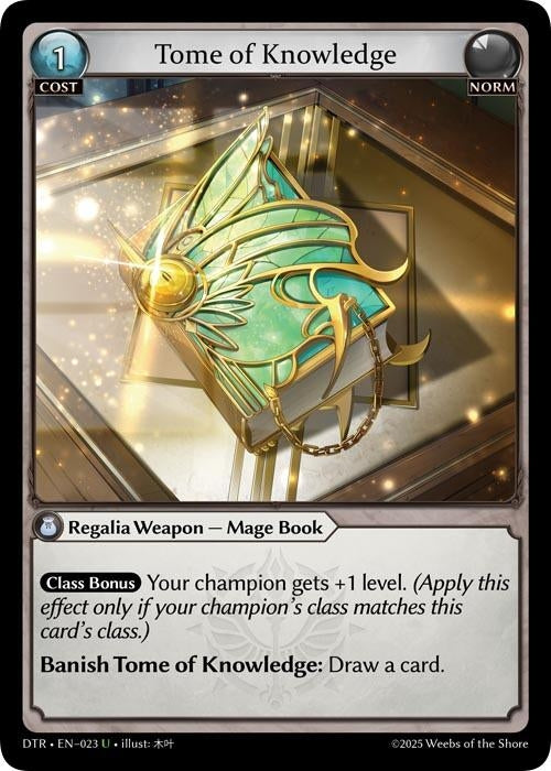 Image for Tome of Knowledge (023) (Distorted Reflections) - Grand Archive TCG