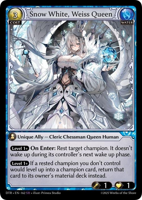 Image for Snow White, Weiss Queen (162) (Distorted Reflections) - Grand Archive TCG