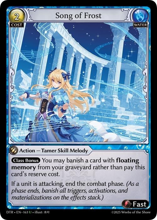 Image for Song of Frost (163) (Distorted Reflections) - Grand Archive TCG
