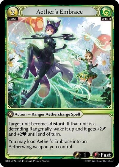 Image for Aether's Embrace (169) (Distorted Reflections) - Grand Archive TCG