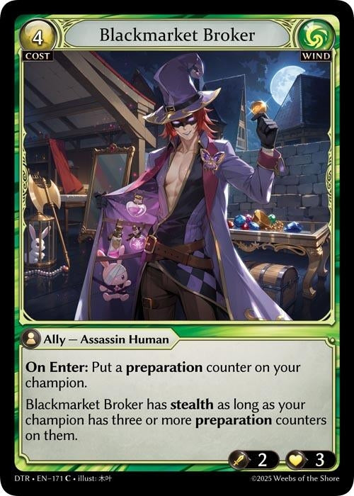 Image for Blackmarket Broker (171) (Distorted Reflections) - Grand Archive TCG