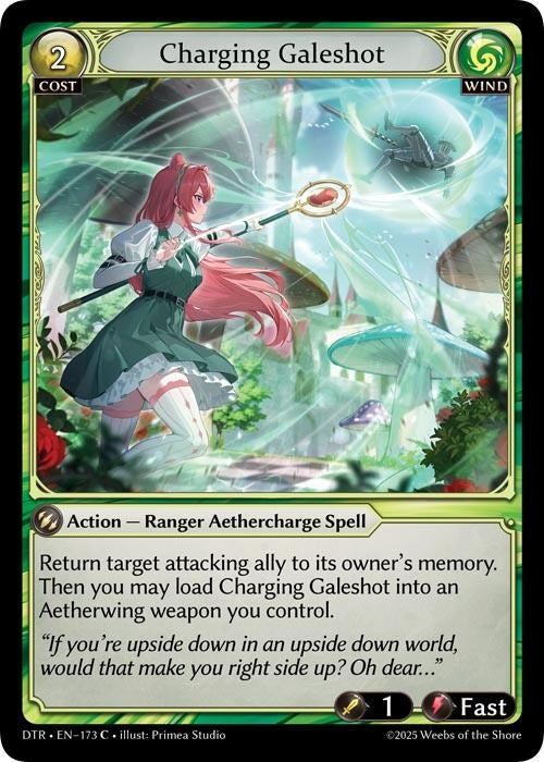 Image for Charging Galeshot (173) (Distorted Reflections) - Grand Archive TCG