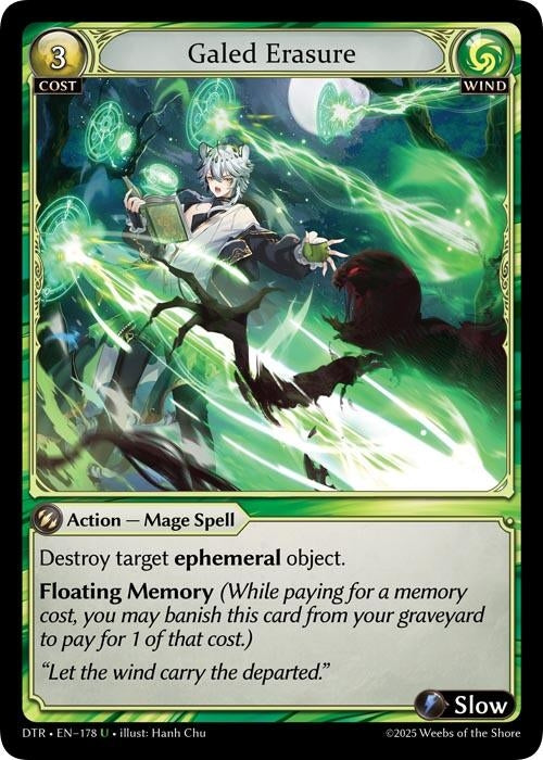 Image for Galed Erasure (178) (Distorted Reflections) - Grand Archive TCG
