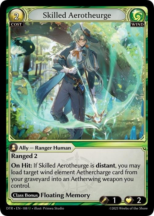 Image for Skilled Aerotheurge (188) (Distorted Reflections) - Grand Archive TCG