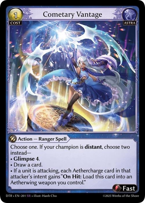 Image for Cometary Vantage (201) (Distorted Reflections) - Grand Archive TCG