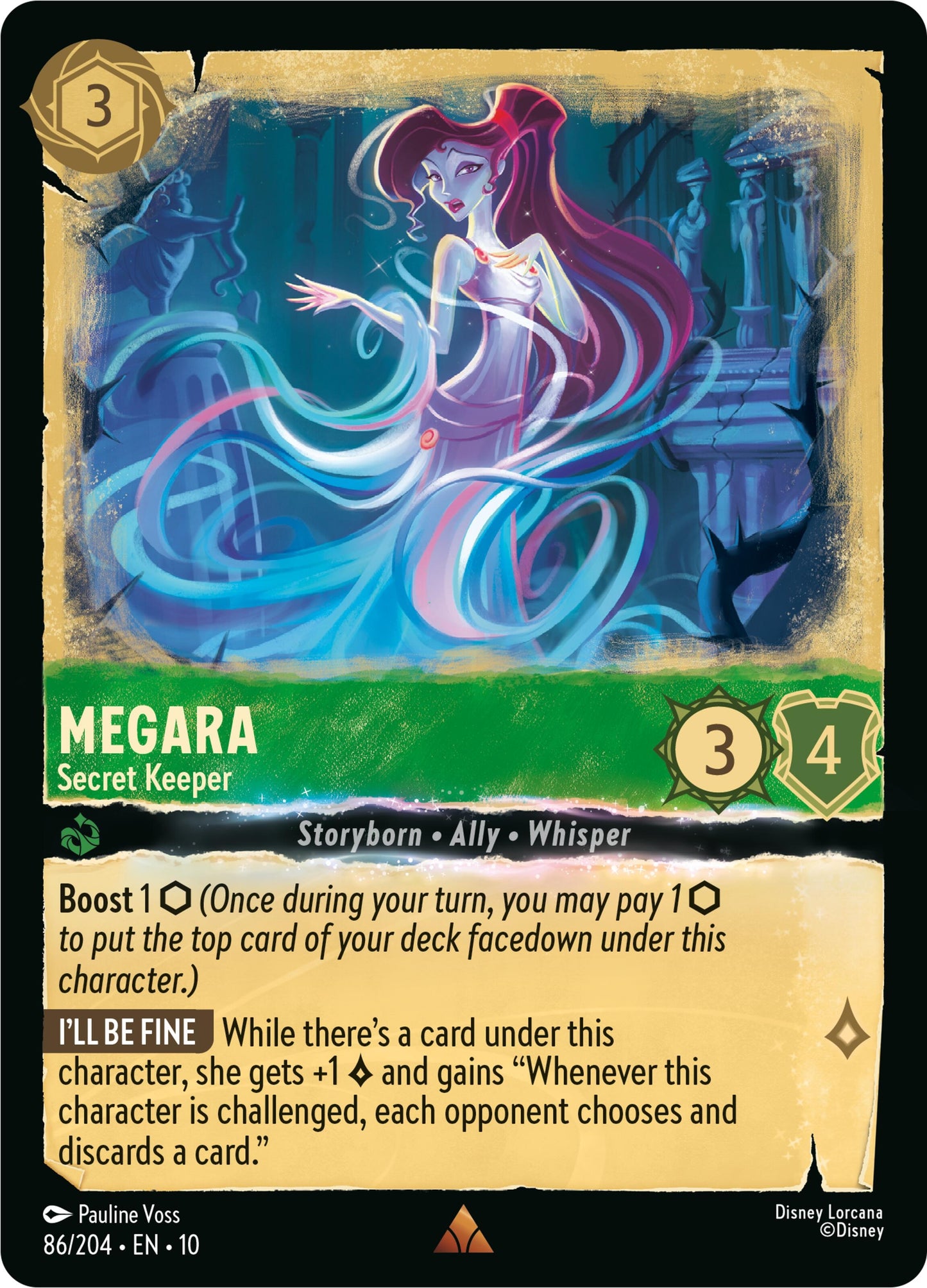 Image for Megara - Secret Keeper (86/204) (Whispers in the Well) - Disney Lorcana