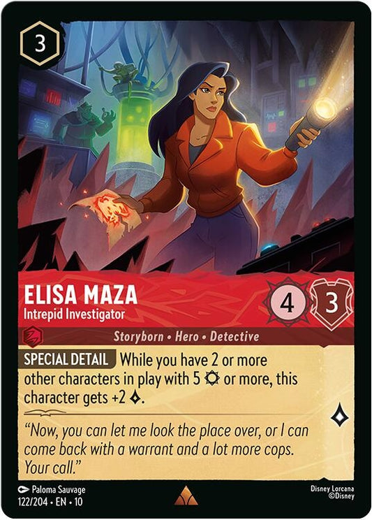 Image for Elisa Maza - Intrepid Investigator (122/204) (Whispers in the Well) - Disney Lorcana