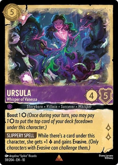 Image for Ursula - Whisper of Vanessa (59/204) (Whispers in the Well) - Disney Lorcana